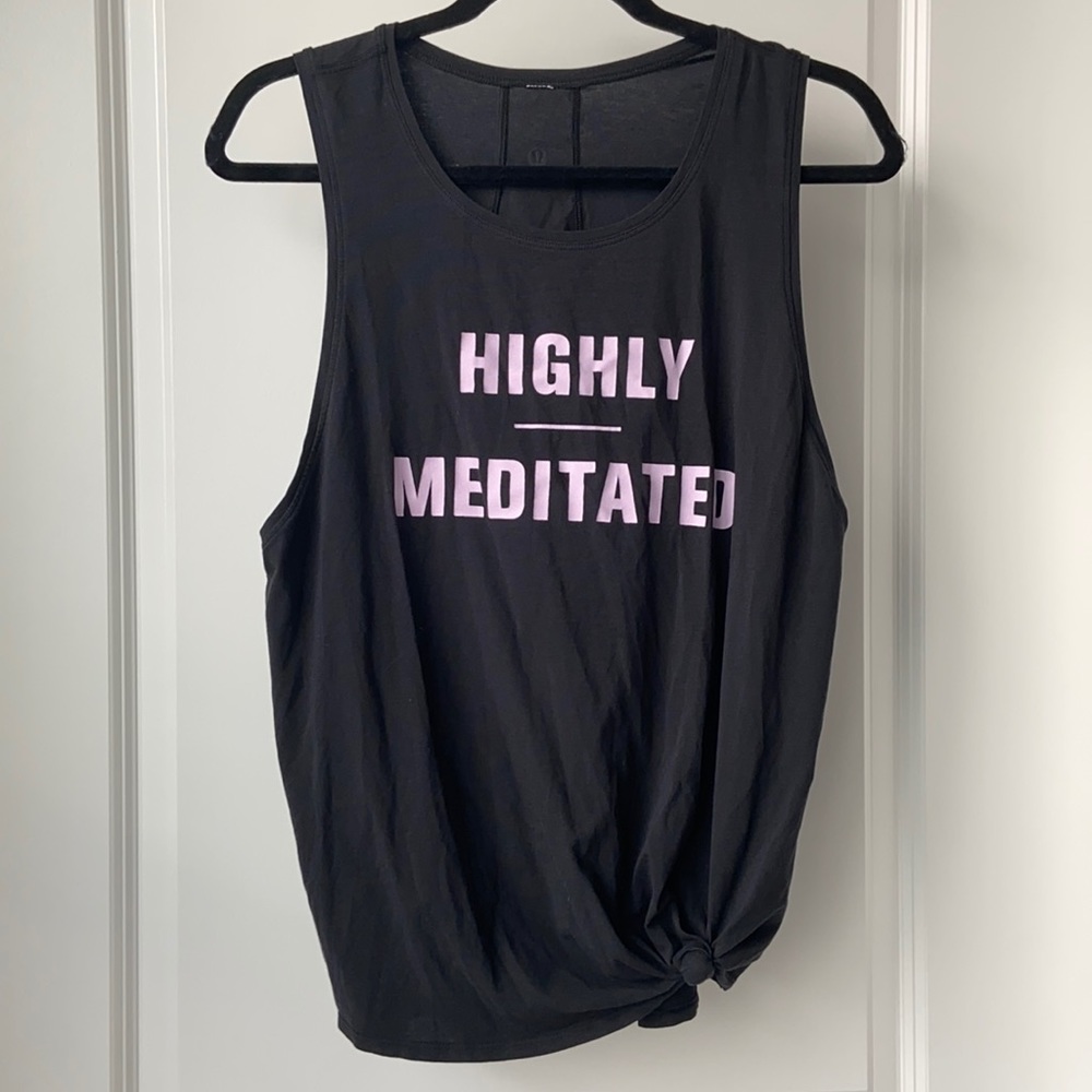 Lululemon Black Tank